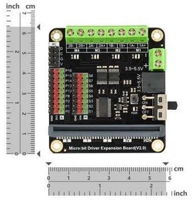 Alt view image 2 of 5 - Micro:Driver - Driver Expansion Board for Micro:bit/UNIHIKER