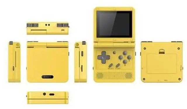 Alt view image 7 of 7 - Powkiddy V90 3.0 inch IPS Screen 64-bit Retro Handheld Game Console with 16GB Memory (Black)