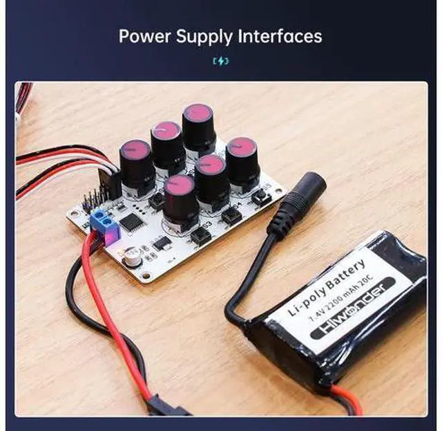 Alt view image 2 of 7 - RC Digital Servo Tester 6 Channels Motor Servo Controller Centering Tool with Over-Current Protection & 2 Control Modes for RC Car Airplane Robots Tester Tool