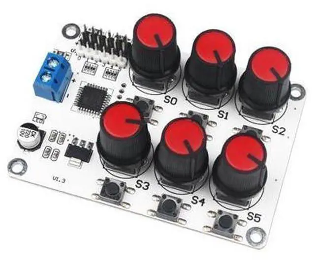 Main image of RC Digital Servo Tester 6 Channels Motor Servo Controller Centering Tool with Over-Current Protection & 2 Control Modes for RC Car Airplane Robots Tester Tool