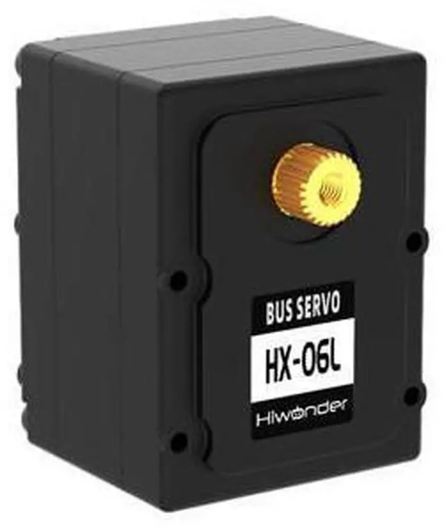 Alt view image 5 of 7 - HX-06L Serial Bus Servo with Double Shaft 6KG Torque Full Metal Gear Dual Shaft Bearing for RC Robot