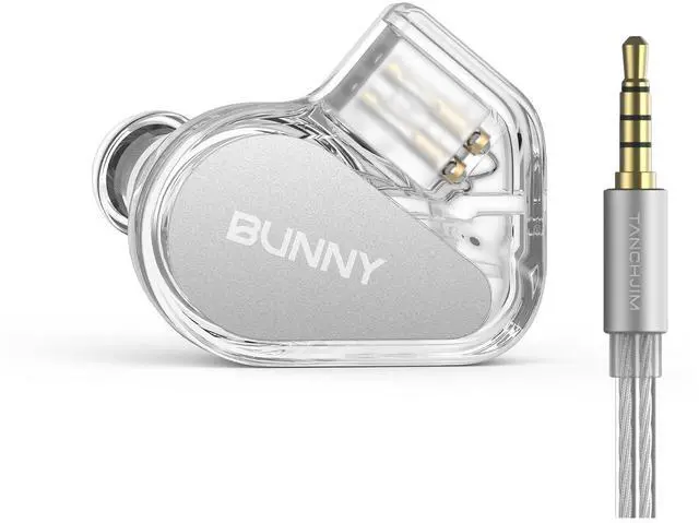 Main image of BUNNY Wired Gaming Earphones, Entry-Level HiFi IEM Earbuds with Mic-3.5mm | Bass Boot Maze Cavity, 1DD Dual-Chamber Driver, 0.78 2pin Tangle Resistant, Lightweight, Audiophile in-Ear Earphone