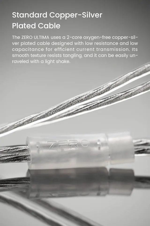 Alt view image 5 of 7 - ZERO ULTIMA Wired Earphone, DMT4 Ultra 1DD Lightweight IEM-Type C (Mic) | Entry-Level HiFi Earphones, Acoustic Labyrinth Rear Chamber, High-Performance Dual Chamber In-Ear Monitors Support APP
