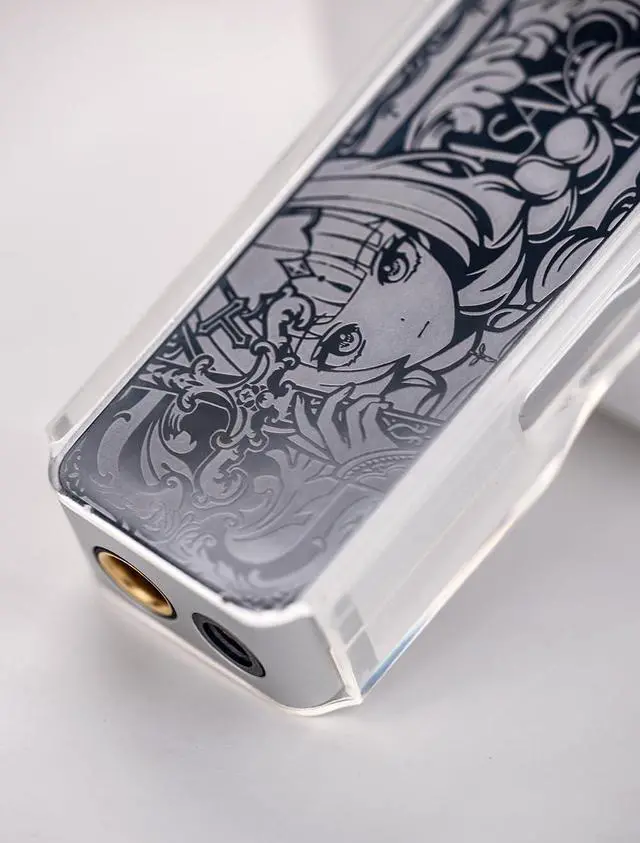 Alt view image 4 of 7 - LUNA Portable Headphone Ampfile Protective Case, Scratch-Resistant and Dustproof Design AMP Accessory, PP Cover compatible with LUNA & LUNA Asano Tench Limited Edition, Transparent