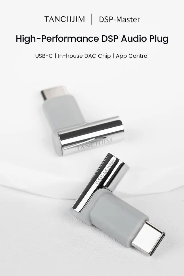Alt view image 2 of 7 - DSP-M Type C IEM Jack Converter Detachable 4pin Cable Only | Built-in Patented Pure Bridge Architecture Upgraded DSP Chip, Wire Earphone Jack Decoding Adaptor Support APP Game Effects
