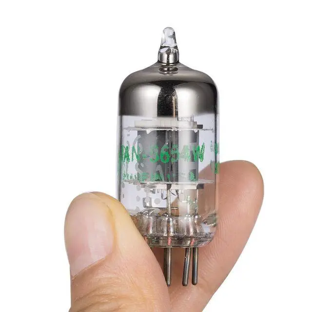 Alt view image 2 of 6 - Matched Pair 7-Pin GE JAN 5654W Vacuum Tubes Upgrade for 6AK5 6J1 61 EF95 6J1P