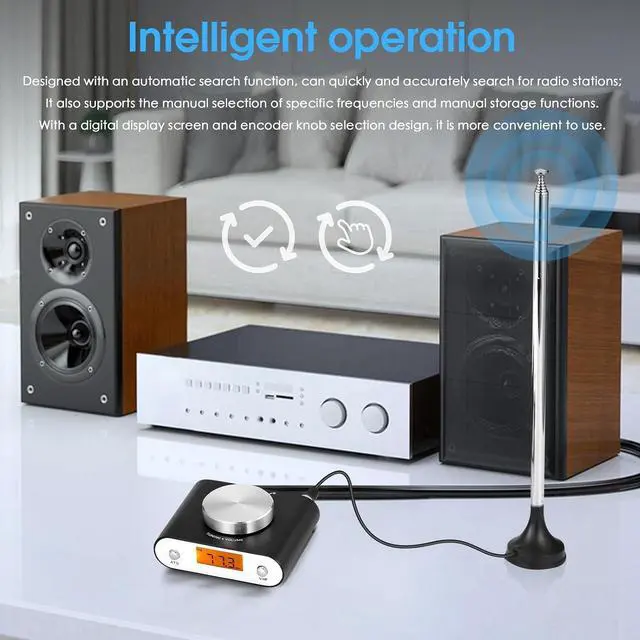 Alt view image 4 of 7 - Mini FM Radio Transistor Global Universal Manual Auto Search with Display Screen