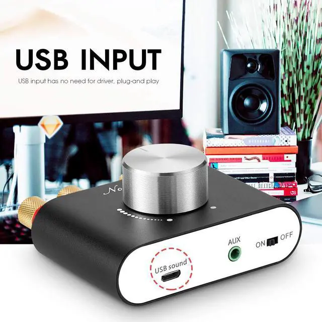 Alt view image 5 of 7 - 100W Bluetooth 5.0 Mini Amplifier & BS-1 Bass Shaker Combo: Immersive Home Theater & Gaming Tactile Audio System