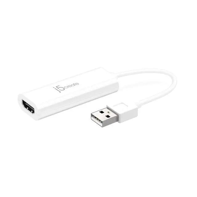 Alt view image 2 of 7 - USB to HDMI Display Adapter- USB to HDMI 1080P Cable Converter Adapter for Windows (JUA195)