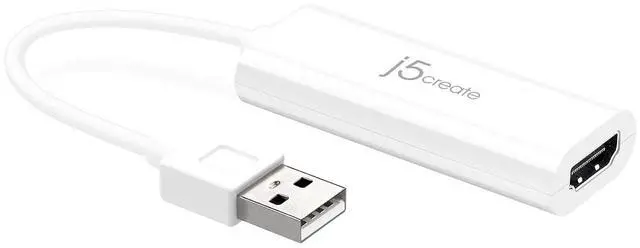 Main image of USB to HDMI Display Adapter- USB to HDMI 1080P Cable Converter Adapter for Windows (JUA195)