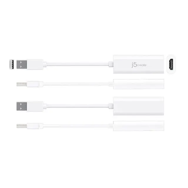 Alt view image 3 of 7 - USB to HDMI Display Adapter- USB to HDMI 1080P Cable Converter Adapter for Windows (JUA195)
