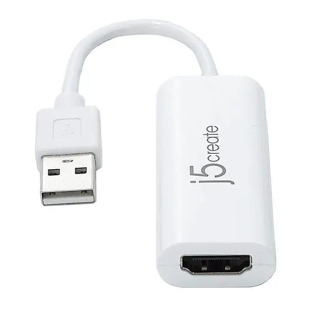 Alt view image 4 of 7 - USB to HDMI Display Adapter- USB to HDMI 1080P Cable Converter Adapter for Windows (JUA195)