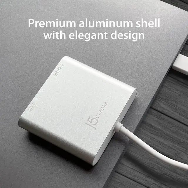 Alt view image 4 of 7 - USB Type A to Dual HDMI Adapter + USB C to USB Type-A Adapter (JUA365 + JUCX15X2)