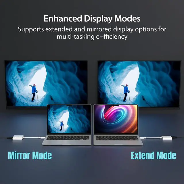 Alt view image 5 of 7 - AR Glasses USB-C Video and Charging Adapter, Support 4K@240Hz, up to 100W PD Pass Through Charging, for XREAL, Viture, Rokid, Steam Deck, ROG Ally, Switch, iPhone 17/16/15 (JCA164)