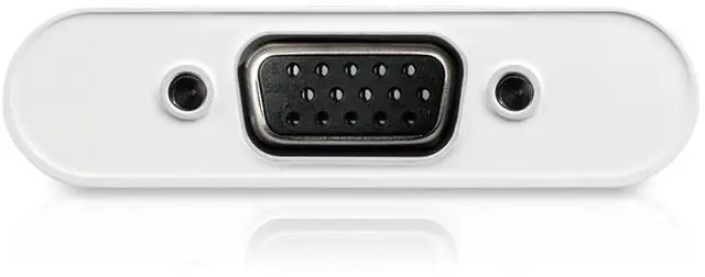 Alt view image 2 of 7 - USB-A to VGA Aluminum Display Adapter 1080p HD Resolution Up to 2048 x 1152| USB 3.1/3.0/2.0 Port | Compatible with Windows and Mac (JUA311)