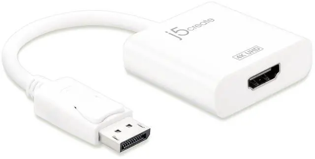 Main image of Active DisplayPort to HDMI Adapter (4K60Hz), Uni-Directional, Male DisplayPort to Female HDMI, Compliant with DisplayPort 1.2a, for Monitor, Graphics Card, PC (JDA158)