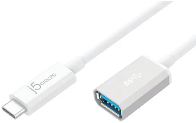 Alt view image 2 of 4 - USB Type-C 3.1 to Type-A Adapter | Supports USB3.1 Gen1 (5 Gbps), USB 2.0 (480 Mbps) and an Output of 1.5A | Compatible with USB 3.0 and USB 2.0 Devices
