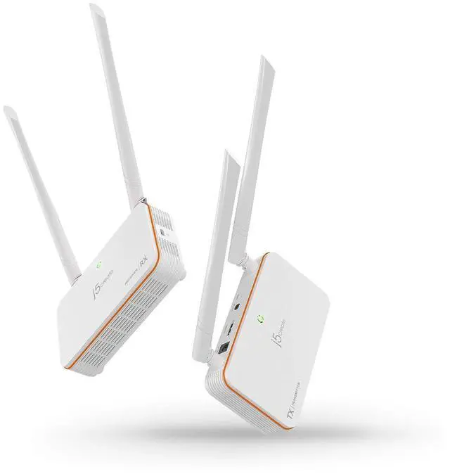 Main image of Wireless Display HDMI Extender Full HD 1080p 60fps Transmitter and Receiver with 200ft Transmission, Ultra-Low Latency, for Home/Office/Church (JVAW53)