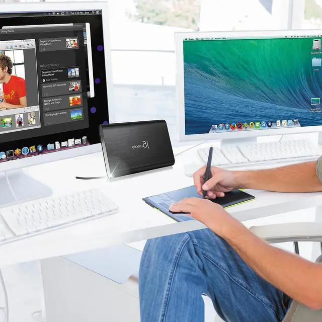 Alt view image 4 of 6 - 3.5 Inch SATA to USB 3.0 External Hard Drive Enclosure (JEE351)