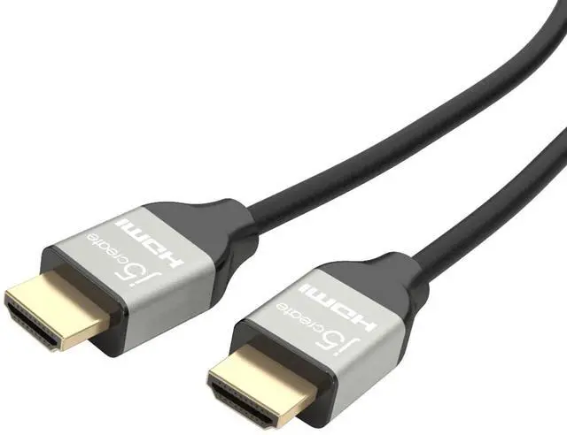 Main image of Ultra HD 4K HDMI Cable- (6.6 ft, Black, HDMI 2.0 Certified) | Backward Compatible with HDMI 1.4/1.3 | Supports Speeds Up to 4K @ 60Hz UHD