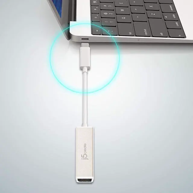 Alt view image 5 of 7 - Aluminum USB C to DisplayPort Adapter - 4k @ 60Hz USB Type C Male to DisplayPort Female Converter, Perfect for Macbooks, Chromebooks, Tablets, PCs (JCA140)