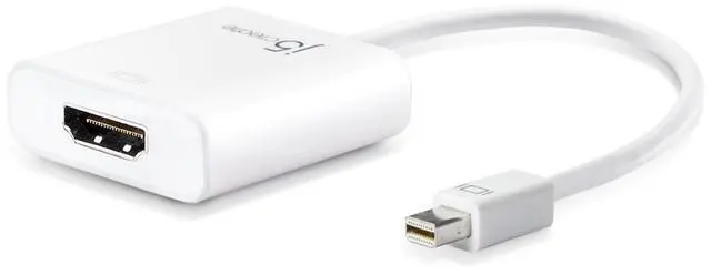 Main image of Mini DisplayPort to HDMI Adapter, White | Supports Resolutions up to 1920 x 1200 / 1080p @ 60 Hz | Compatible with Apple, iMac, MacBook, or PC