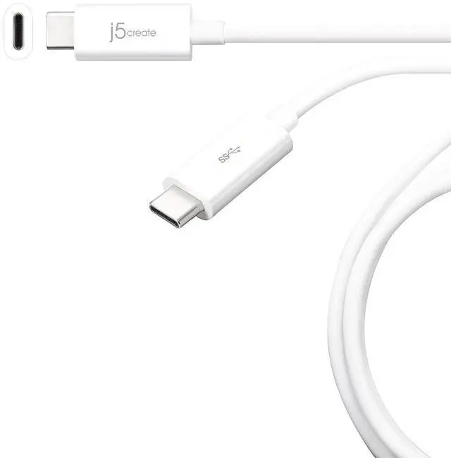 Main image of USB 3.1 Type-C to Type-C Cable Reversible Connector | Supports USB 3.1 (10 Gbps), USB 2.0 (480 Mbps) | Compatible with Tablets, Laptops, Phones, etc