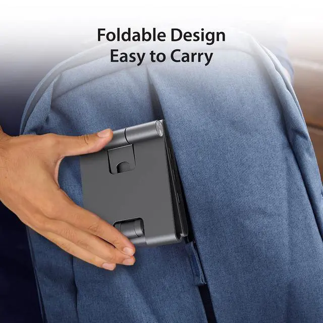 Alt view image 7 of 7 - Adjustable Tablet Stand with USB Type C Docking Station for iPad Pro/Air/mini : 4K60 HDMI, 2 x USB-A 5Gbps, 100W PD Charging, microSD/SD Card Reader, 3.5mm Audio Jack (JTS224)