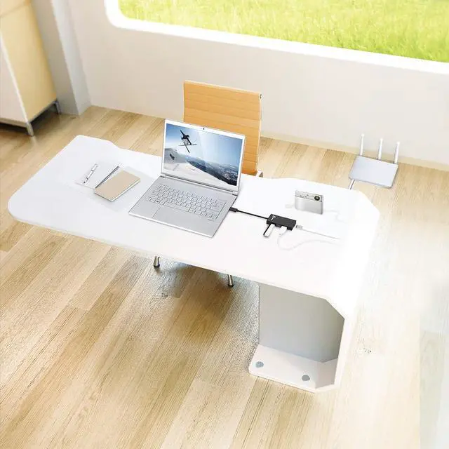 Alt view image 5 of 7 - USB 3.0 Multi-Adapter Hub- 3X USB 3.0 SuperSpeed Ports, Gigabit RJ45 Ethernet, Compatible with Windows and MacOS