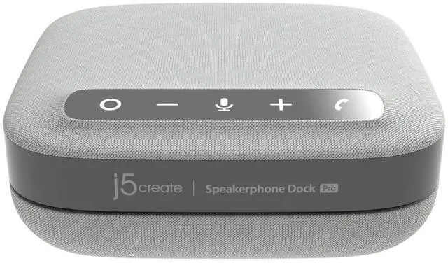 Main image of USB-C Dual 4K Speakerphone Dock Pro, Dual 4K HDMI Audio Dock for Video Conference, USB-A x 2, USB-C, Gigabit ethernet, Pass-Through Charging - Works with Teams, Zoom (JCDS337)