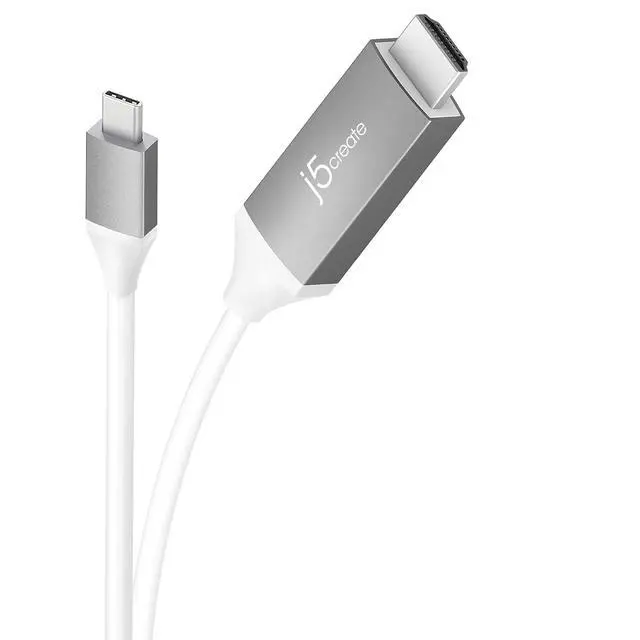 Alt view image 7 of 7 - USB Type C to 4K@60Hz HDMI 6ft Cable with HDMI ATC Certificate,Compatible with Thunderbolt 3/4, MacBook Pro/Air, iPad Pro, iPad Air 4, ChromeBook and More (JCC153G)