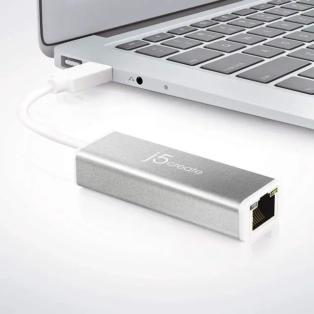 Alt view image 3 of 7 - USB 3.0 to RJ45 Gigabit Ethernet Adapter, 10/100/1000 Ethernet LAN Network Adapter for Mac, Windows 11/10/8.1/7, Chrome OS, Desktop, Laptop (JUE130)