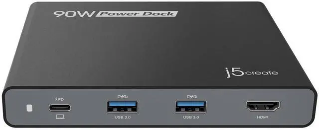 Main image of USB-C Travel Hub with PD 65W Power Supply - for Travel or Business Trip - Charging Adapter Hub with 4K HDMI, USB-A x 2 - for MacBook Air/Pro 13, Surface Pro, and USB-C Laptop (JCDP392)
