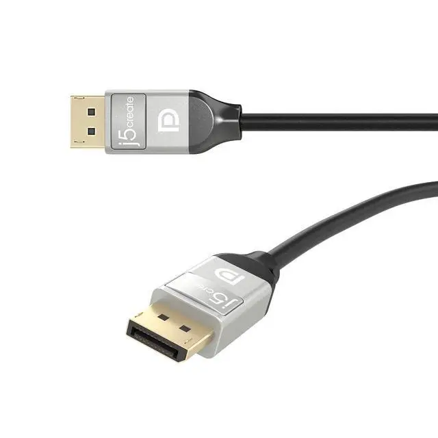 Alt view image 2 of 7 - 4K DisplayPort Cable- (6ft) 4K @ 60 Hz & 3D | 21.6 Gbps Display Cable | High Bit Rate 2 HBR2 | Backward Compatible with DisplayPort v1.1/v1.0