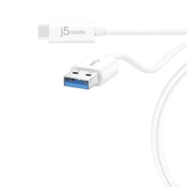 Alt view image 2 of 6 - USB Type-C 3.1 to Type-A Cable USB Type-C Male to USB 3.0 Type-A Male Connector | USB 3.1 10 Gbps | 3 FT | Compatible with All Type C Devices