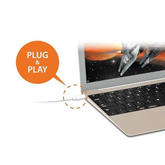 Alt view image 6 of 7 - USB 3.1 Type C to 3 USB 3.0 Hub with 4K HDMI Port (JCH451)