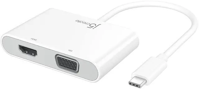 Main image of USB-C to HDMI & VGA Adapter with USB 3.0 Port & USB-C Power Delivery Charging Port