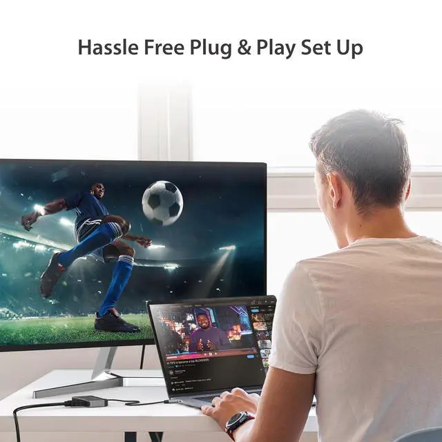 Alt view image 7 of 7 - USB-C to USB 10Gbps & HDMI 4K144Hz Adapter (JCA399G)