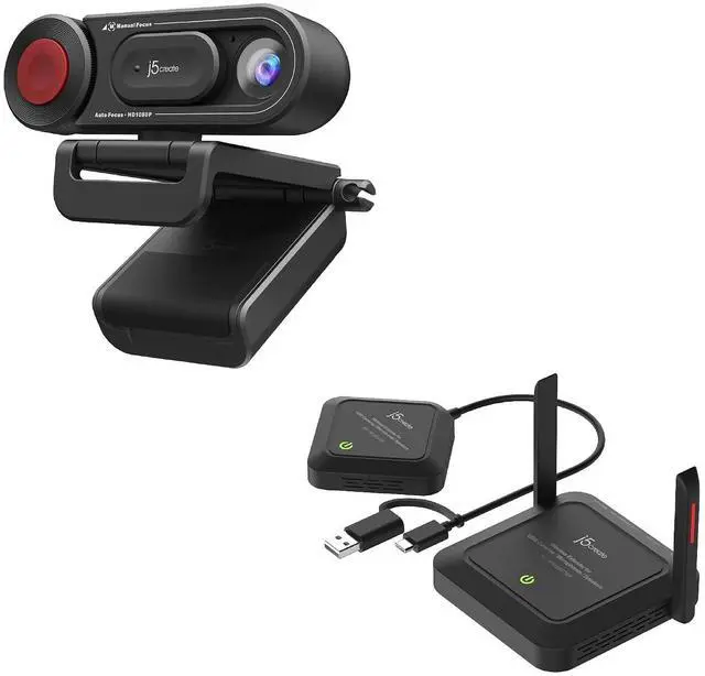 Main image of 1080P Dual Mode Webcam and Document Camera + Wireless Extender for USB Webcam