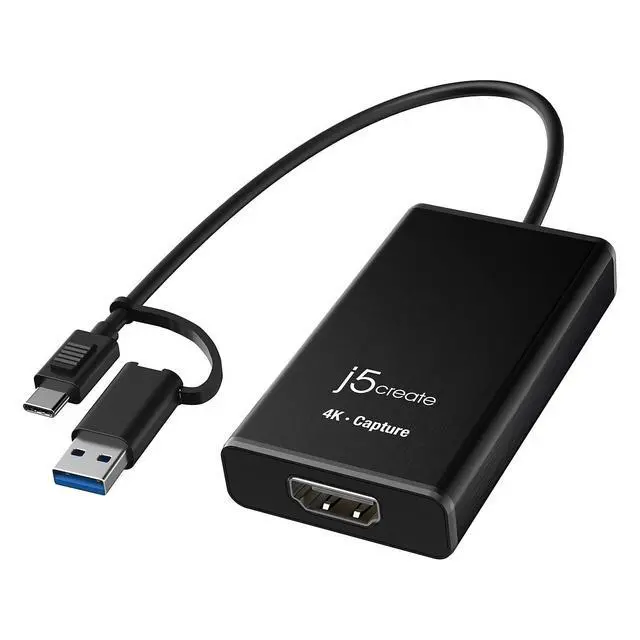 Alt view image 4 of 7 - 4K HDMI Video Capture Card, DSLR Cam Link, Game Capture Adapter for Game Live, Broadcasting, Streaming, Video Conference | Support 4K30, 2K60, 1080p120 (JVA11)