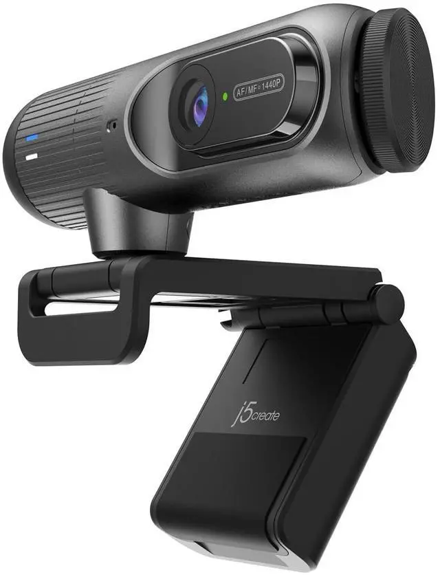 Main image of 2K@60FPS AI Webcam with AI Framing, Auto-Focus, High Fidelity Mic,Privacy Cover, and Extendable Mount, Works w/Zoom/Teams/Meet for Streaming and Online Meetings (JVU302)
