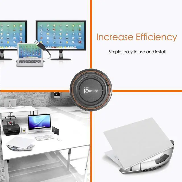 Alt view image 5 of 6 - USB 3.0 Boomerang Docking Station- Full 1080p Resolution | USB 3.0 Host Connection | Gigabit Ethernet | Compatible with Microsoft Windows 7 or Higher and macOS X 10.8 or Later,