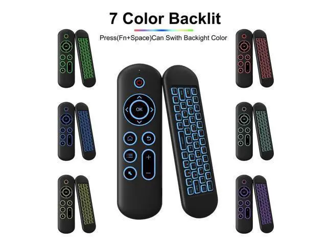 Alt view image 3 of 7 - M5 IR 2.4G Air Mouse Remote Touchpad for Android TV Box PC Mini Wireless Keyboard Flying Mouse(with Color Backlit) Easy to Use