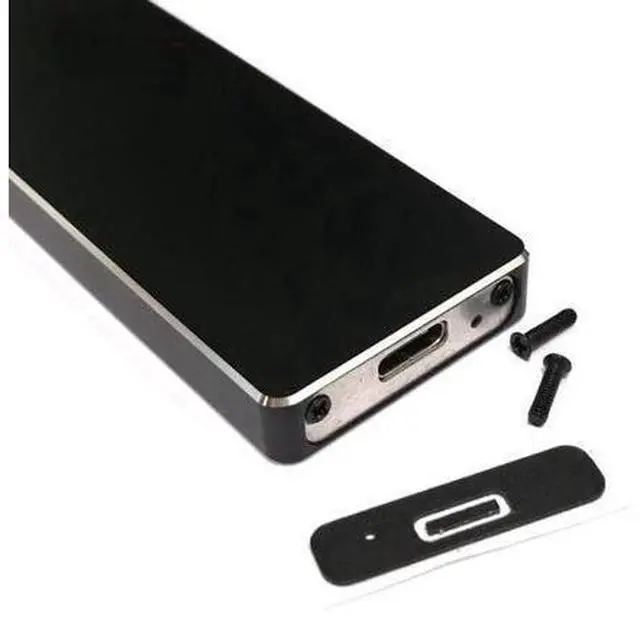Alt view image 2 of 5 - NGFF External Hard Drive Case, Portable M.2 Hard Drive External Case Type-C HDD Case for Mac Laptop, Only Case