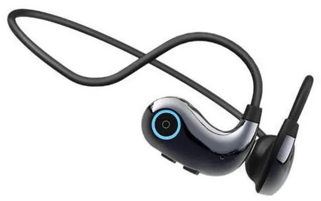 Main image of OWS Wireless Air Conduction Sports Earphone Call Noise Reduction Open Ear Headphone Headset Low Bass Earbud (Black)