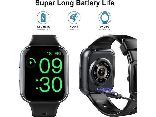 Alt view image 4 of 7 - Smart Watch, 1.69" HD Touch Screen Fitness Watch for Men Women, 25 Sports Modes Fitness Tracker with Heart Rate Sleep Monitor, Pedometer Activity Trackers, IP68 Waterproof Smartwatch for Android IOS