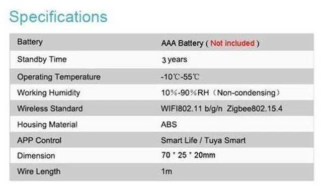 Alt view image 6 of 7 - Tuya ZigBee Water Level Sensor Leakage Alarm Flood Leak Detector Smart Home Water Alert Overflow Alarm Security System