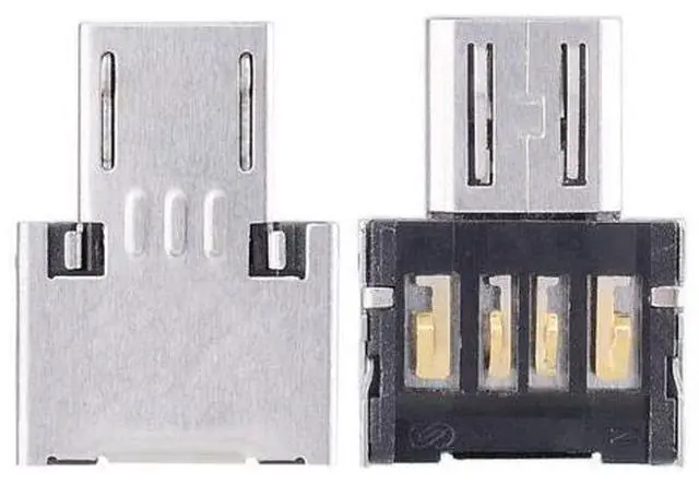 Alt view image 3 of 5 - Ultra Mini DM Micro USB 5pin OTG Adapter Connector for Cell Phone Tablet & USB Cable & Flash Disk