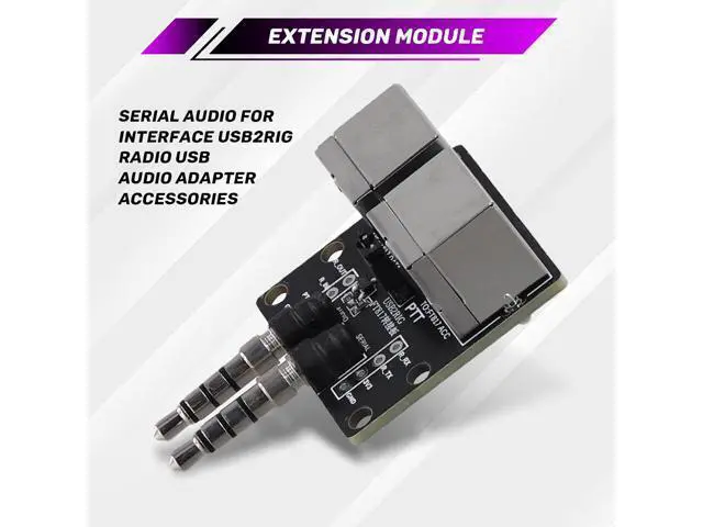 Alt view image 3 of 7 - USB2RIG Interface Module for Seamless USB Sound Card Connection - Top Radio Accessory