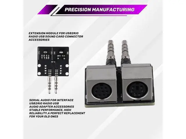 Alt view image 6 of 7 - USB2RIG Interface Module for Seamless USB Sound Card Connection - Top Radio Accessory